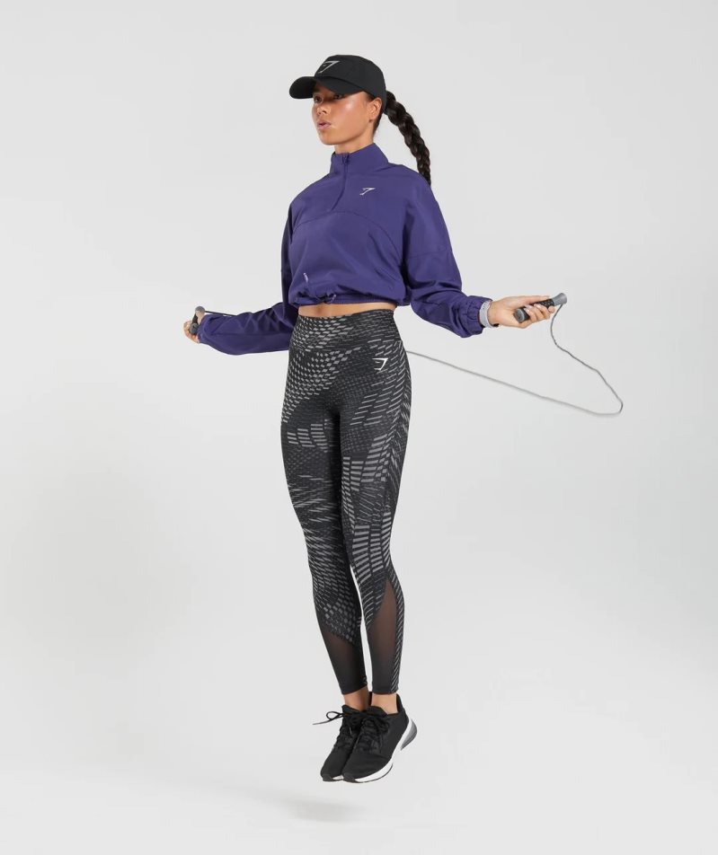 Women's Gymshark Sport Windbreaker Purple | NZ 7ENACS